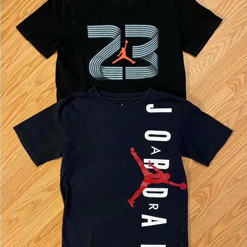 Jordan Kids Black Graphic T-Shirts